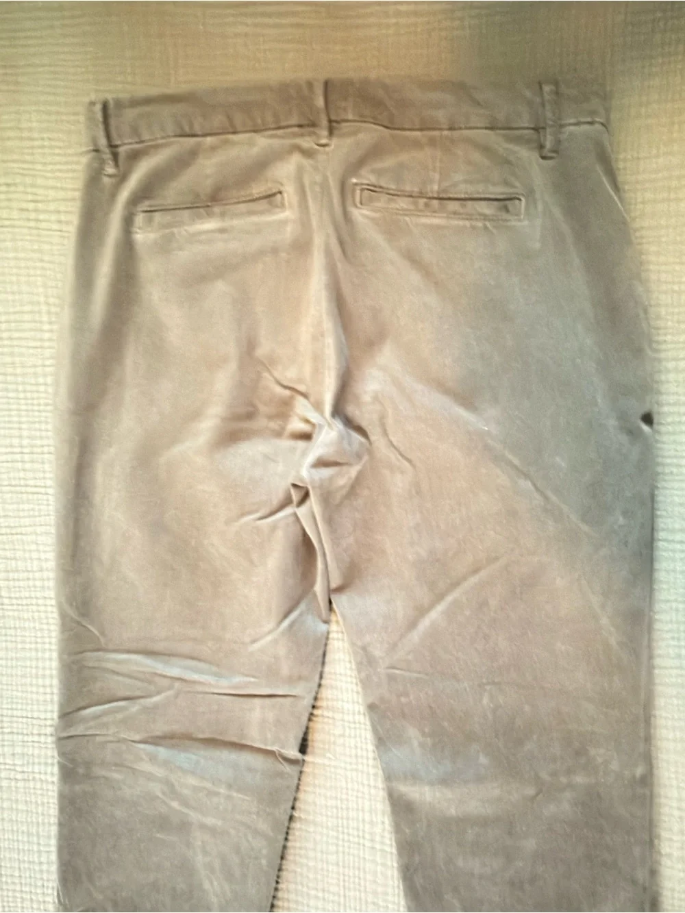 Frame Denim Men's Corduroy Pants in Olive Green